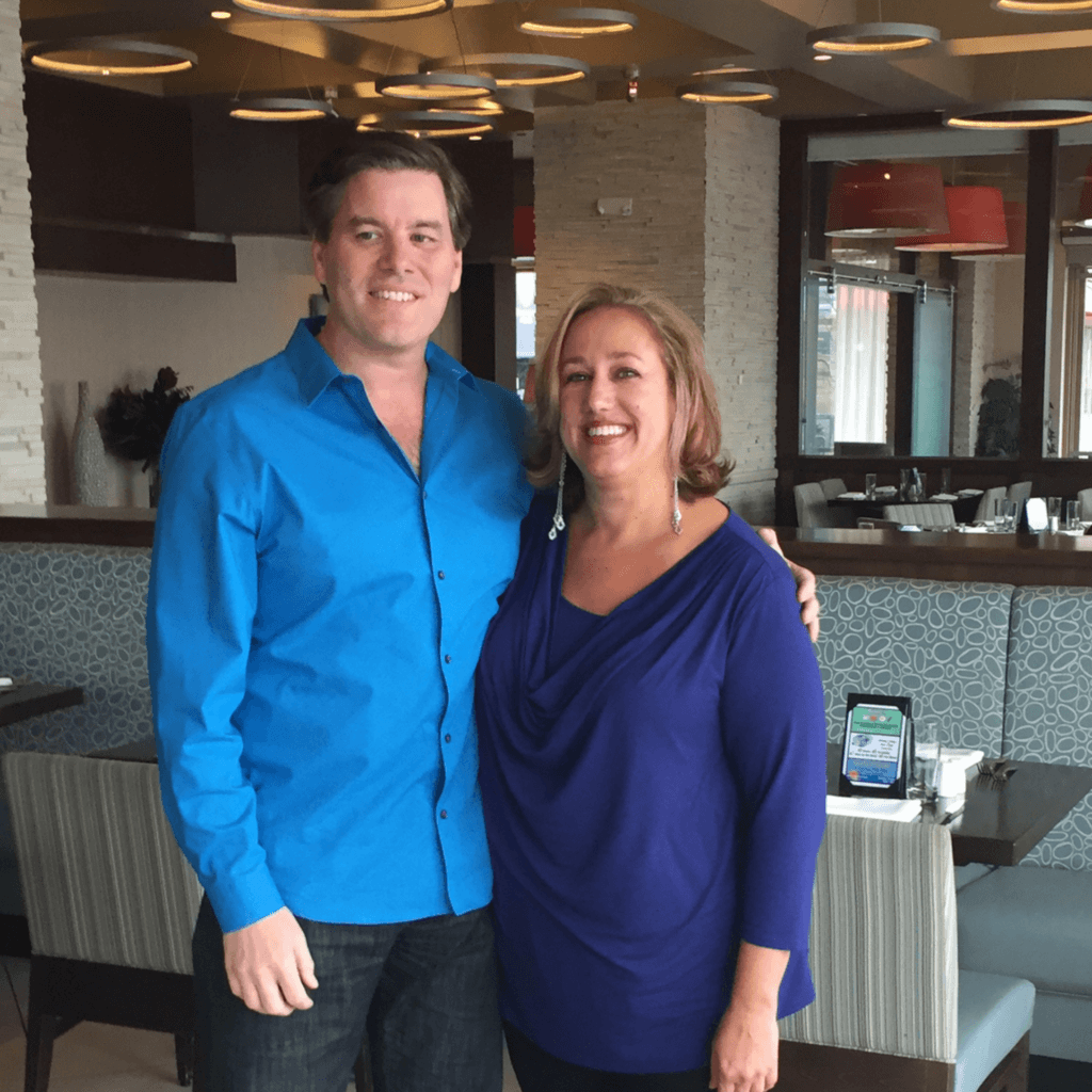 Ken Peters and Jackie Connors